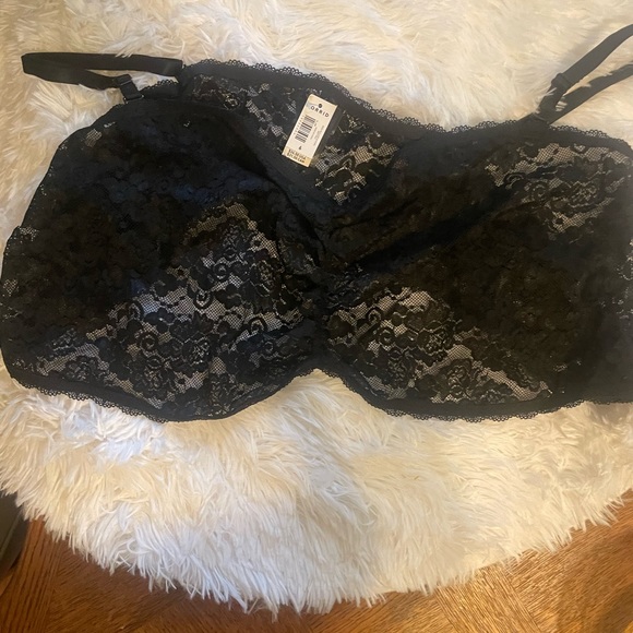 Black Lace Bralette NWT Torrid Curve size 6 - Picture 6 of 9